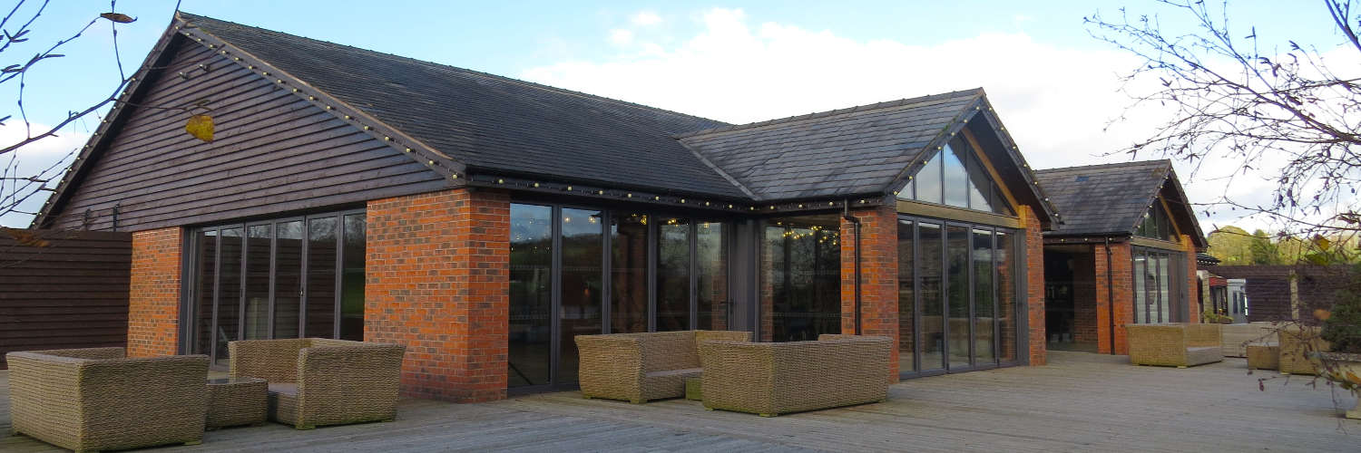 Brick built restaurant building.